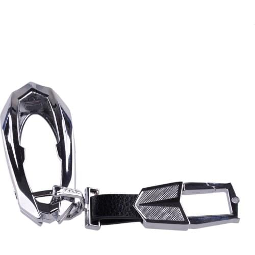 Silver Metal Alloy Key Case Fob Chain Holder Cover Fit for Nissan Rogue X-Trail Sport Qashqai Note Latio Altima Nissan Infiniti