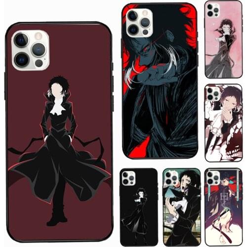 Ryunosuke Akutagawa Bungo Stray Dogs Coque Phone Case For iPhone 12 Pro Max 11 Pro XS MAX 6 6S 7 8 Plus 5S SE 2020 X XR Cover