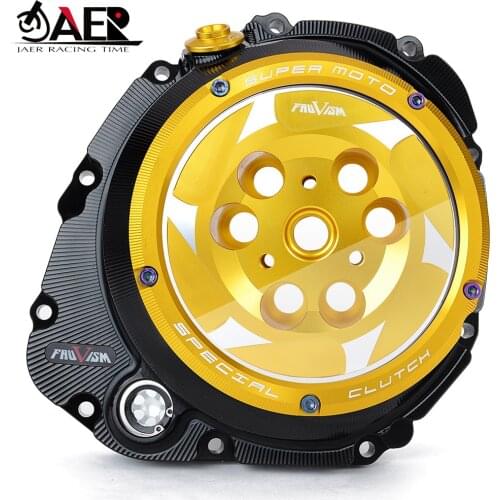 CNC Racing Clear Clutch Cover Spring Retainer R Waterproof for Suzuki GSXR1000 GSX-R1000 2007-2008 GSXS1000 GSXS1000F 2018-2021