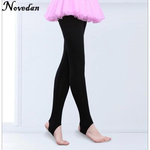Child Kids Girls Stirrup Ballet Dance Tights Socks Gymnastics Practice Pantyhose Fitness Pants Dance Clothes Legging
