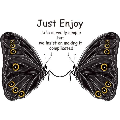 Two black butterflies Patches Stickers For Clothing Diy Accessories Fashion Stickers Heat Transfer Cloth Patches