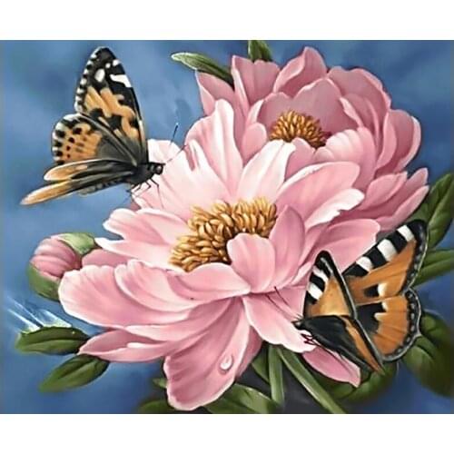 5d flowers diamond art butterfly painting mosaic embroidery picture puzzle rhinestones stickers home decor needlework craft diy