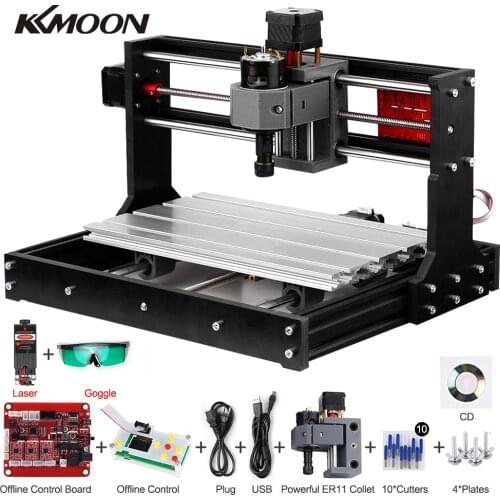 CNC 3018 Pro DIY Mini CNC Router GRBL Control 3 Axis Pcb Milling Machine Laser Engraver Engraving Machine