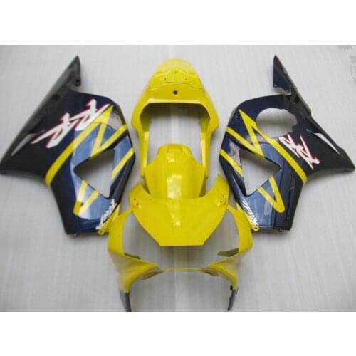 Motorcycle Fairing kit for CBR900RR 02 03 CBR900 954 Injection mold CBR900RR 2002 2003 yellow cyan Fairings set HP12