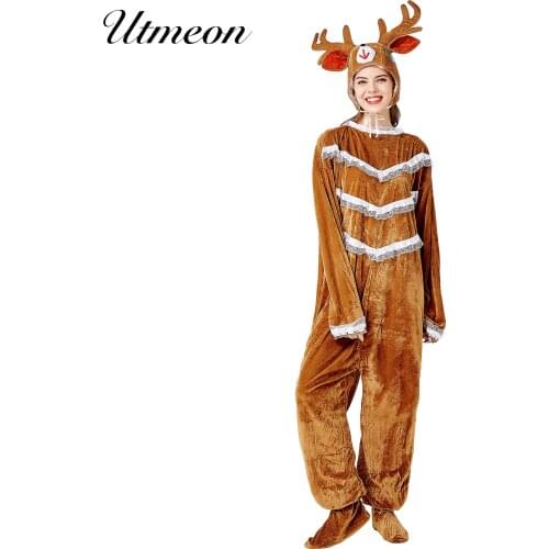 Cute Halloween Costume for Women Sexy Cosplay Deer Costume Cosplay Animal Sexy Halloween Costumes