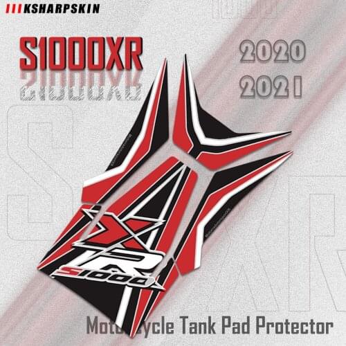 Motorcycle Fuel Tank Sticker 3D Fishbone Decals Scratch Resistant Decoration Accessories For BMW S1000XR 2020-202 S1000 XR