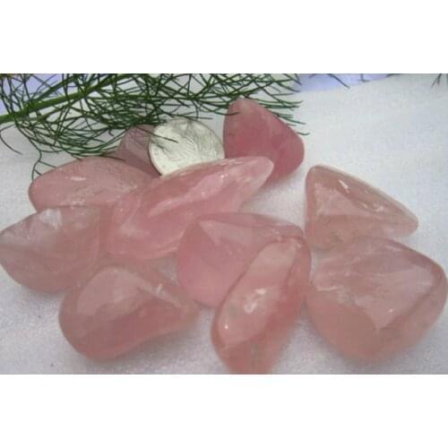 Natural Rose Quartz Stone Crystal em Stone home decoration Ore Energy Stone Crystal Healing Wholesale