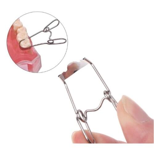 2021 New 36 pcs Dental Saddle Contoured Metal Matrices Matrix Universal Kit with Spring Clip