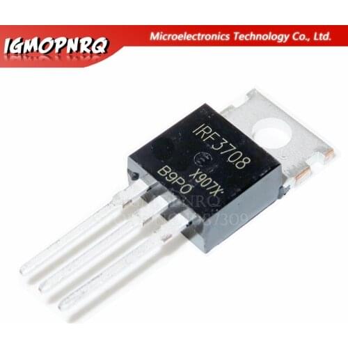 10pcs IRF3708 TO-220 30V 62A new original