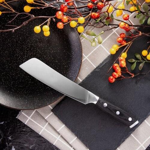 High Carbon Steel Chef Knife Shape Blade Professional Kitchen Knife Meat Cleaver Chopping Slicing Cutter