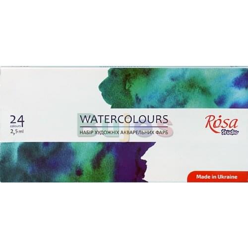 White Night Rosa Professional Watercolor Pigment, Full Solid 16 / 24 Color Art Beginner Painting Set, Painting,Drawing