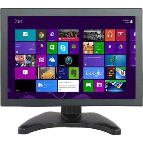 10.1 Inch High Resolution 1920*1200 HD LCD Monitor Metal Case Industrial Monitor With VGA HDMI Interface