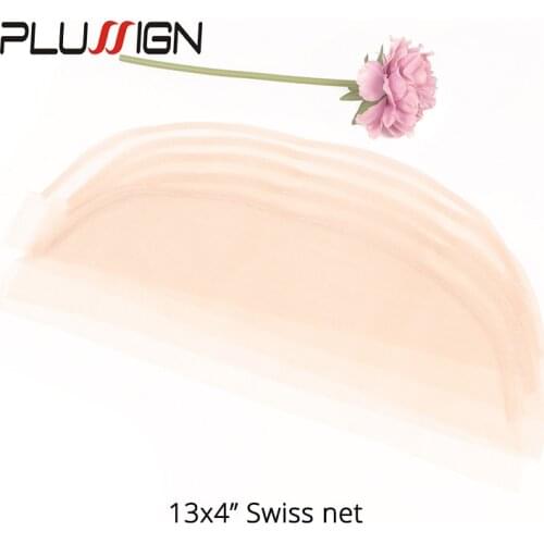 3Pcs/Lot Swiss Lace Net For Making Wigs 4X4 5X5 360 Hairnet For Closure Frontal U Part Lace Wig Cap Material Wig Lace Net Base