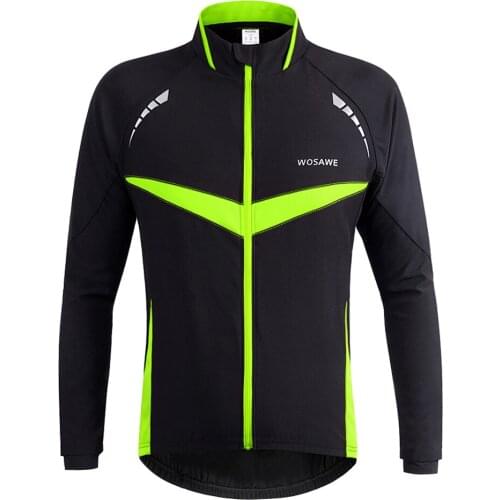 Bike Bicycle Winter Cycling Jacket Windproof Thermal Warm UP Jerseys Long Sleeves Outdoor Sportswear