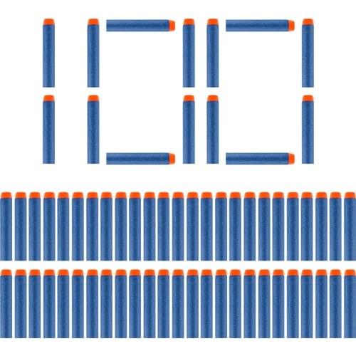 100PCS Darts For Nerf Solid hard head 7.2cm Refill Darts Toy Gun Bullets for Nerf Series Blasters Xmas Kid Children Gift