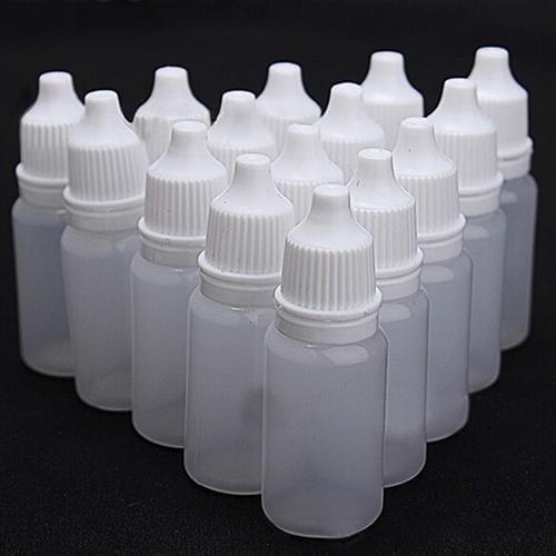 5 Pcs Durable 5-100ml Empty Plastic Squeezable Dropper Bottles Eye Liquid Dropper