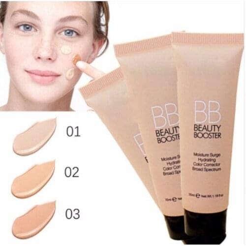 BB Cream Concealer Natural Whitening Cream Waterproof Liquid Foundation Adjusts to Skin Tone Conceals Imperfections BB Cream