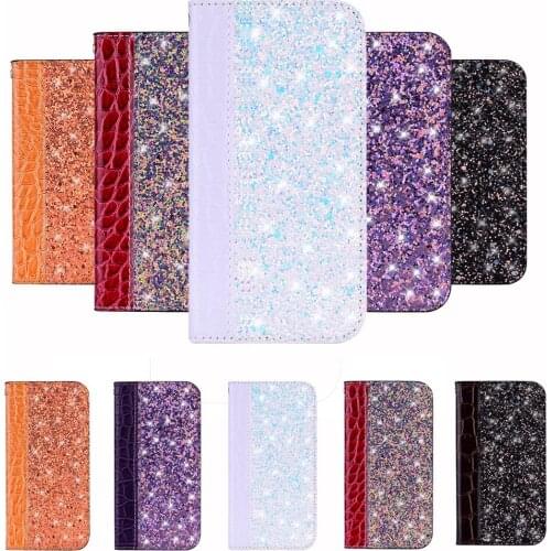 Shiny Crocodile Flip Leather Case for iPhone 11 Pro 12 Mini XR XS Max X SE 2020 7 8 Plus Shockproof Full Protection Phone Cover