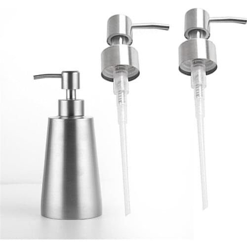 2PCS Stainless Steel Soap Dispenser Pump, Liquid Soap Dispenser, Professional Liquid Soap Dispenser Pump Replacement Pum