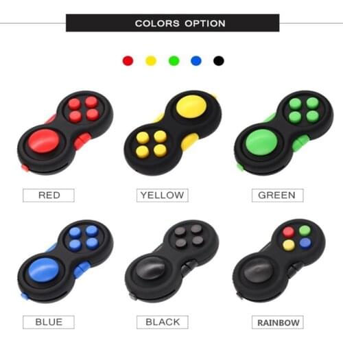 Fidget Controller Pad Cube Game Focus Toy Smooth ABS Plastic Stress Relief Toys P31B
