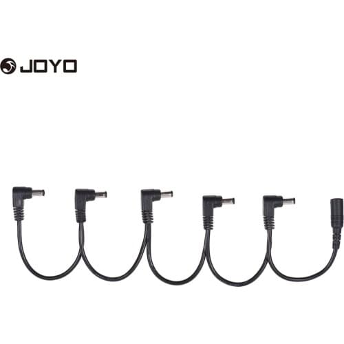 JOYO CM-24 Guitar Pedal Cable Effects Power Cable Splitter Cord 5 Ways Daisy Chain for Guitar Effect Pedal Guitar Accessories