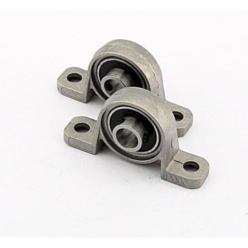 4Pcs/lot Pillow Block Bore KP000 10mm Inner Diameter Zinc Alloy Metal Ball Bearing(Same Size)
