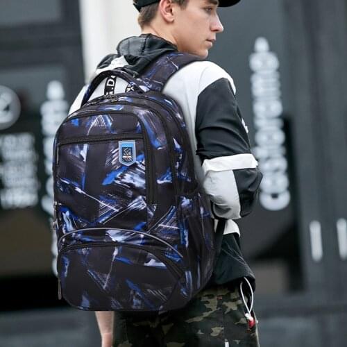 38L Men Backpack 15.6 Inch Laptop Backpacks High School College schoolbag printing school bags for teenager boys 2021 bookbag