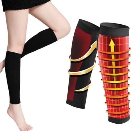 1Pair Slim Leg Calf Compression Stretch Sleeve Prevent Varicose Veins Socks Shaping Long Socks Woman Personal Health Care EK