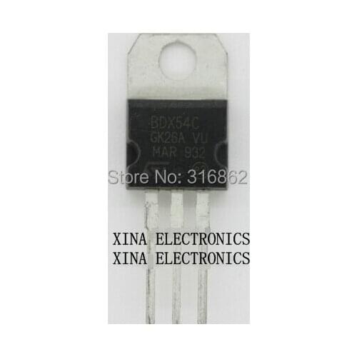 BDX54C BDX54 8A 100V TO-220 ROHS ORIGINAL 20PCS/lot Free Shipping Electronics composition kit