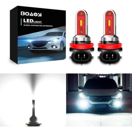 2pcs H11 H7 H8 Fog Lights 9006 HB4 12V For Mazda 3 6 CX-5 323 5 CX5 Mitsubishi Outlander ASX Galant Led Car Lamp Bulb