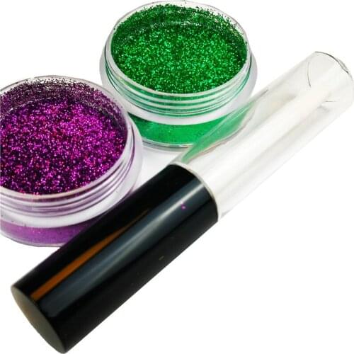 Face Paniting Boby Art Christmas Eye Makeup With Glitter And Ginger Powder