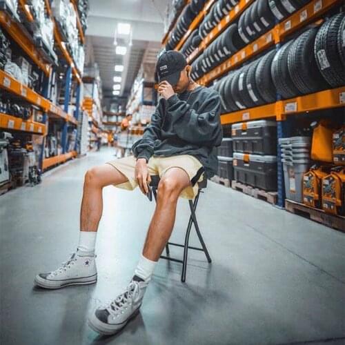 New Summer Mens Casual Fashion Slim Fashion Street Style Fitness Straight Waist Tie Five-Point Pants Short Cotton Sports Shorts