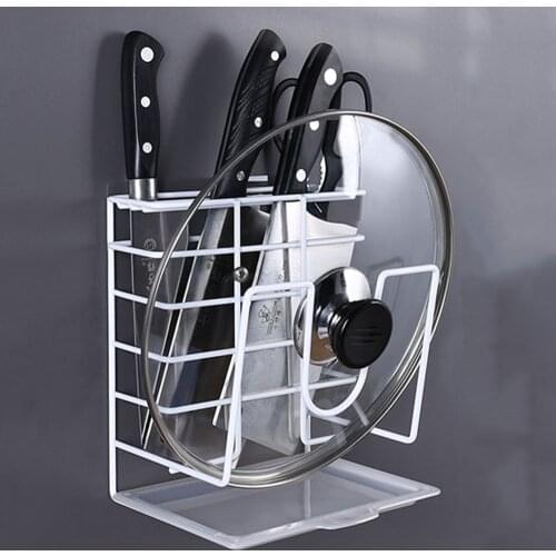 Kitchen accessories Bag Simple Kitchen Knife Storage Rack Wall-mounted Kitchen organizer Knife Cutting Board Kitchen Shelves