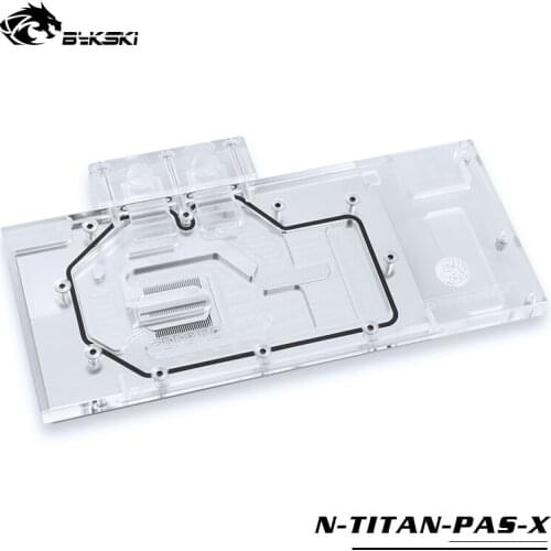 Bykski Water Block use for NVIDIA GTX TITAN XP/X-Pascal/ GTX1070/1080/1080TI Founder / Reference Edition / Full Cover Block RGB