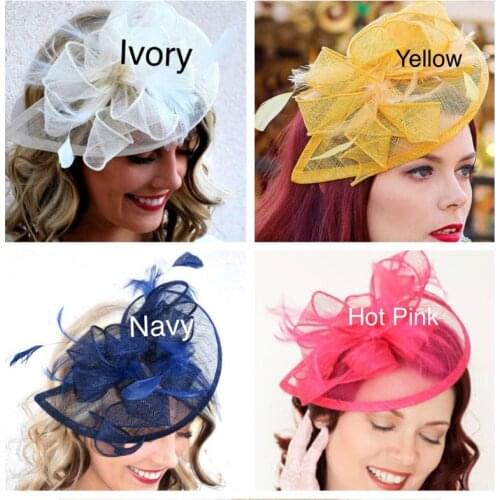 The Kenni Fascinator, Black Womens Fascinator / Tea Party / Church / Derby / Fancy / Wedding Hat