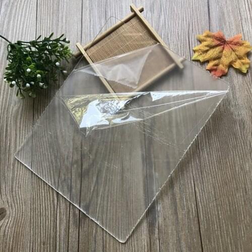 1pcs Large Size Clay Sculpture Acrylic Rolling Pin Mat Plexiglass Engraving Sheet Clay Sculpture Handmade Pastry 24*19*0.3cm