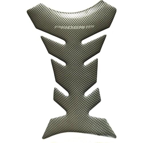 1pcs Motorcycle Tank Pad Protector Sticker Decal Gas Fuel Oil Carbon Fiber Tankpad Universal 3D creative fish bone sticker