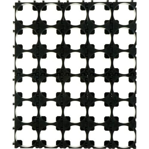 10pcs/lot Plastic 18650 Battery Holder Bracket Cylindrical Case Cell Holder Safety Anti Vibration Li-ion Battery Holder