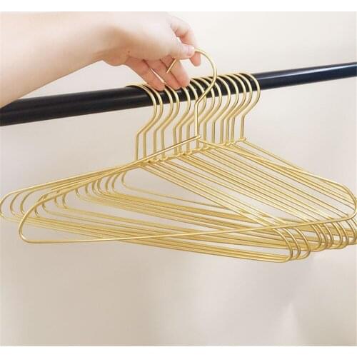 20 Pcs Clothes Hangers Thicken Aluminum Alloy Drying Racks Seamless Anti-slip Windproof Anti-rust Clothing Hanger Organization