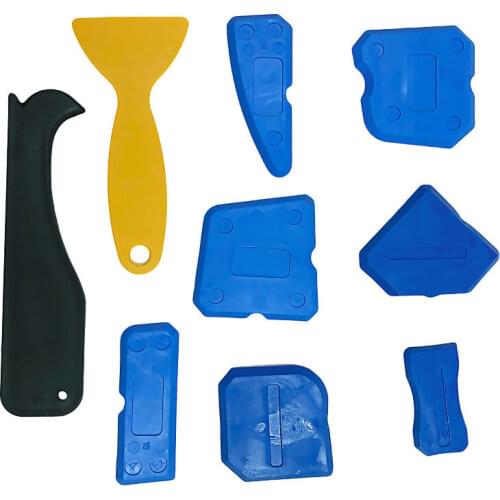 4/9pc Silicone Sealant Spreader Spatula Scraper wall putty knife floor cleaning corner shovel pressure seamer Construction Tools