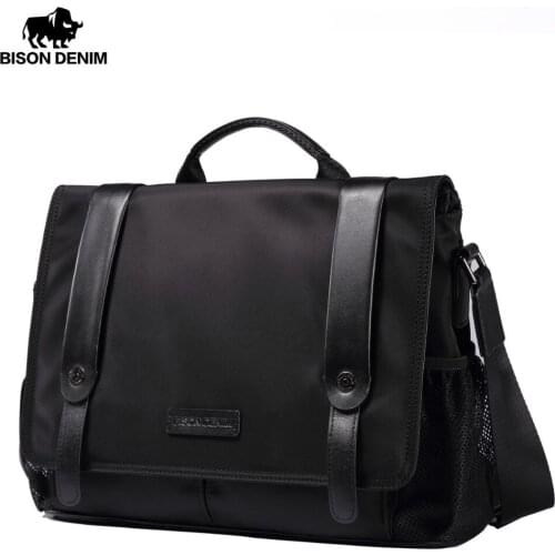 Мужские текстильные сумки BISON DENIM China At AliExpress