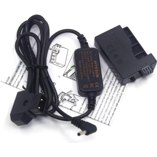 D-TAP Dtap12-24V Step-down Cable ACK-E8+DR-E8 DC Coupler LP-E8 dummy battery For Canon EOS T4i T5i 550D 600D 650D 700D Kiss X4