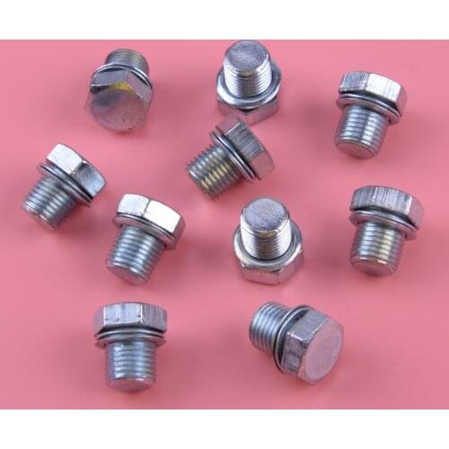 LETAOSK 10pcs Cylinder Decompression Plug Valve Port Screw 1122 025 2200 Fit for Stihl Husqvarna Jonsered Partner Chainsaw