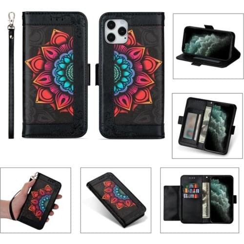 For iphone 12 mini case shockproof card holder magnetic phone cover on for iphone 12 pro max iphone12 mini PU leather coque