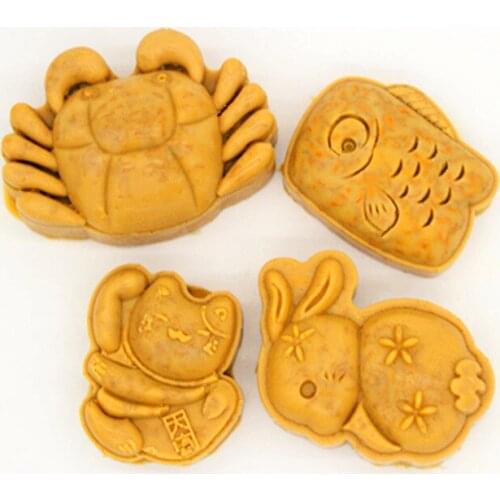 Cantonese style ice skin moon cake mold various pastry molds silicone Diy baking tool