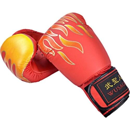 Red Black Sports Boxing Gloves Takewondo Men Sandbag Training Sparring Women Equipment PU Guantes Boxeo Gants De Boxe
