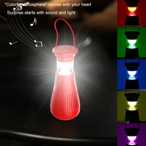 Creative Portable Outdoor Light with Wireless Audio Waterproof Charging Lamp Tent Lamp Night Light Emergency
