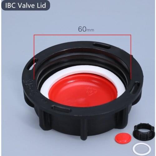 60mm Coarse thread IBC tank Cover Removable Cap With Gasket for Garden IBC water tank valve Lid Hot sale