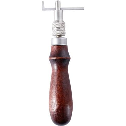 LMDZ Adjustable Leather Edge Stitching Groover Leather Carving Cutting Skiving Edge Beveler DIY Leathercraft Working Tools