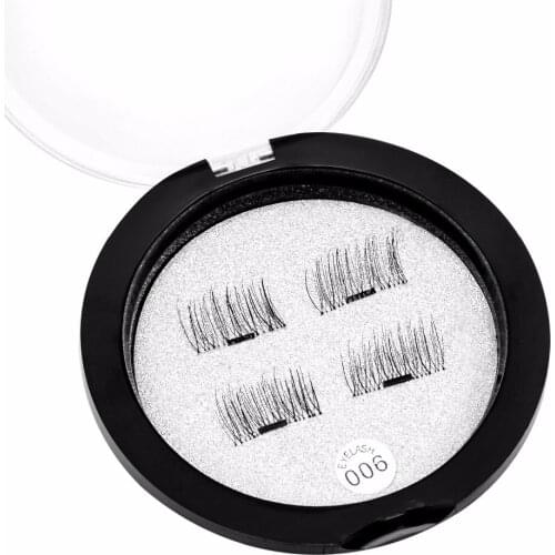 Magnet Lashes Reusable Magnetic False Eyelashes Full Strip Eyelash Handmade Long Fake Lash 006